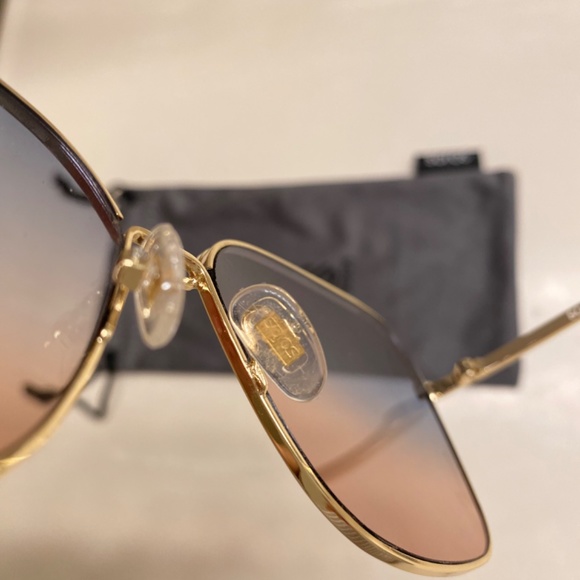 SOJOS  Sunglasses for Women S1082, Gold/Green&Brown - Picture 5 of 10